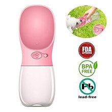 Load image into Gallery viewer, Dog Water Bottle, Leak Proof Portable Puppy Water Dispenser with Drinking Feeder